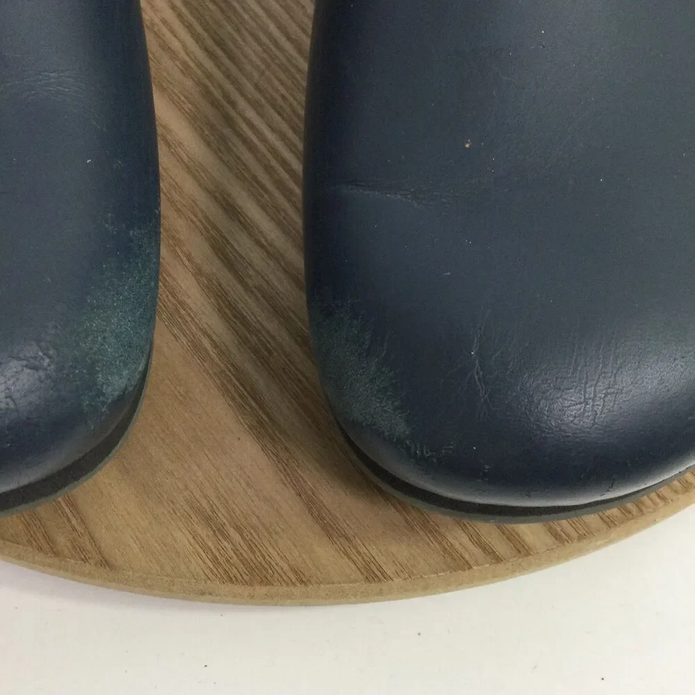 Birkenstock Women's Tokio Super Grip Professional Leather Clogs Blue Sz 8.5 - Picture 6 of 14